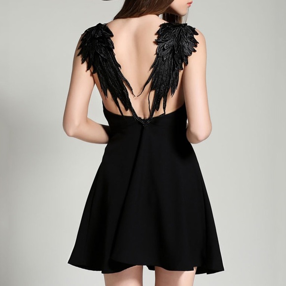 Dresses & Skirts - Black Wing Dress